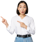 portrait-excited-young-asian-woman-office-lady-pointing-fingers-left-discount-showing-sale-banner-standing-white-background